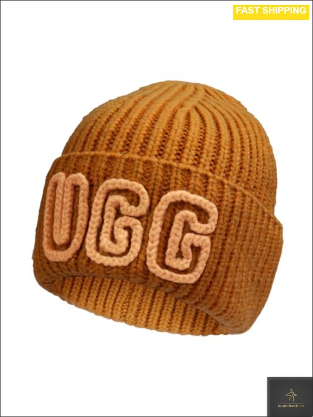 UGG Chunky Rib Knit Beanie Acrylic Wool Blend Fall Winter Hat